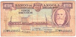 Angola 1956. 20 Escudos-VG
