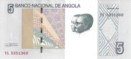 Angola 2012. 5 Kwanzas-UNC