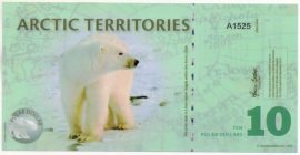 Arctic (Északi sark) 2010. 10 Polar Dollars-UNC