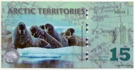 Arctic (Északi sark) 2011. 15 Polar Dollars-UNC