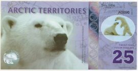 Arctic (Északi sark) 2012-2017. 25 Polar Dollars-UNC