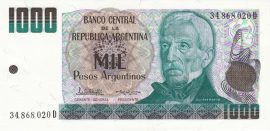 Argentina 1970-1983. 1000 Pesos-UNC