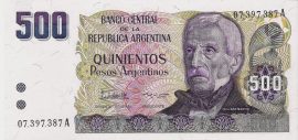 Argentina 1984. 500 Pesos-UNC