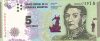 Argentina 2015. 5 Pesos-UNC