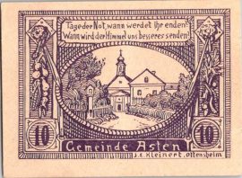 Ausztria 1920. 10 Heller-Asten-VF 