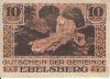 Ausztria 1920. 10 Heller-Ebelsberg-VF 