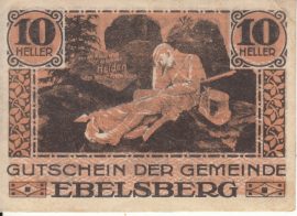 Ausztria 1920. 10 Heller-Ebelsberg-VF 