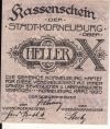 Ausztria 1920. 10 Heller-Korneuburg-VF 