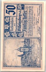 Ausztria 1920. 50 Heller-Wilhelmsburg-VF 