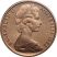 Ausztrália-1972-1 Cent-Bronz-VF-Pénzérme