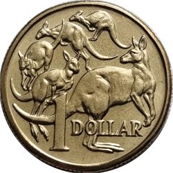 Ausztrália-1985-1 Dollár-Alumíniumbronz-VF-Pénzérme