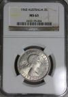 Australia-1960-2 Shillings-NGC-MS63-Silver-Coin