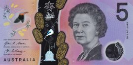 Ausztrália 2016. 5 Dollars-UNC