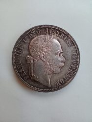 Ausztria-1889-1 Florin-Ezüst-Pénzérme