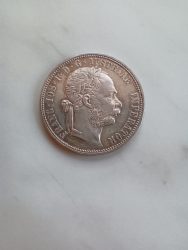 Ausztria-1890-1 Florin-Ezüst-Pénzérme