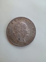 Ausztria-1891-1 Florin-Ezüst-Pénzérme