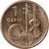  Azerbajdzsán-2006-1 Qapik-Rézbevonatú acél-UNC-Pénzérme