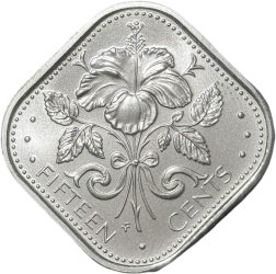 Bahama-szigetek-1992-15 Cent-Réz-nikkel-UNC-Pénzérme