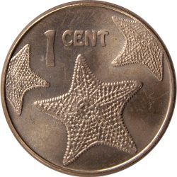 Bahama-szigetek-2006-1 Cent-Rézzel bevont cink-UNC-Pénzérme