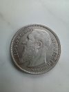 Belgium-1909-2 Frank-Ezüst-Pénzérme