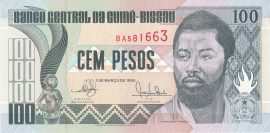 Bissau-Guinea 1990. 100 Peso-UNC