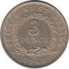 Brit Nyugat-Afrika-1940-3 Pence-Réz-Nikkel-F-Pénzérme