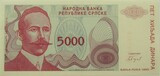 Bosznia-Hercegovina (Srpska) 1993. 5000 Dinara -UNC