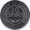 Bolívia-2017-10 Centavos-Acél-UNC-Pénzérme