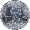 Bolívia-2017-2 Bolivianos-Rozsdamentes acél-UNC-Pénzérme
