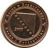   Bosznia-Hercegovina-2017-20 Feninga-Rézbevonatú acél-UNC-Pénzérme