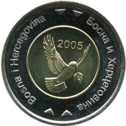 Bosznia-Hercegovina-2019-5 Marka-Bimetál-UNC-Pénzérme