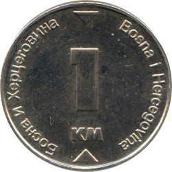 Bosznia-Hercegovina-2021-1 Marka-Nikkelezett acél-UNC-Pénzérme
