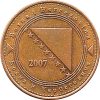   Bosznia-Hercegovina-2021-50 Feninga-Rézbevonatú acél-UNC-Pénzérme