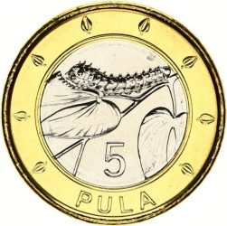 Botswana-2013-5 Pula-Bimetál-UNC-Pénzérme