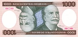 Brazília 1981-1986. 1000 Cruzados-UNC