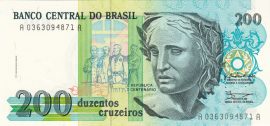 Brazília 1990. 200 Cruzados-UNC