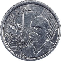 Brazília-2005-50 Centavos-Rozsdamentes acél-UNC-Pénzérme