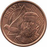 Brazília-2005-5 Centavos-Réz-Acél-UNC-Pénzérme