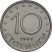 Bulgária-1999-10 Stotinki-Nikkel-réz-UNC-Pénzérme