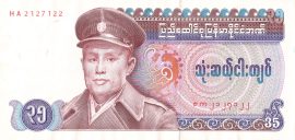 Burma 1986. 35 Kyat-UNC