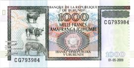 Burundi 2009. 1000 Frank-UNC