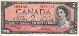 Kanada 1954. 2 Dollars-UNC
