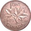 Kanada-1980-1 Cent-Bronz-VF-Pénzérme
