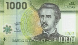 Chile 2010-2022. 1000 Colones-UNC