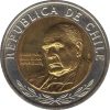 Chile-2022-500 Peso-Bimetál-UNC-Pénzérme