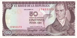 Cuba 1956. 1 Peso-UNC