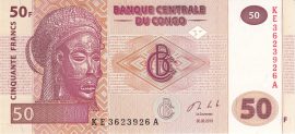 Kongó 2013. 50 Francs-UNC
