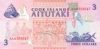 Cook-szigetek 1992. 3 Dollars-UNC
