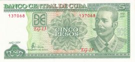 Kuba 1997. 5 Peso-UNC