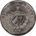 Kuba-1998-25 Centavos-Nikkelezett acél-VF-Pénzérme